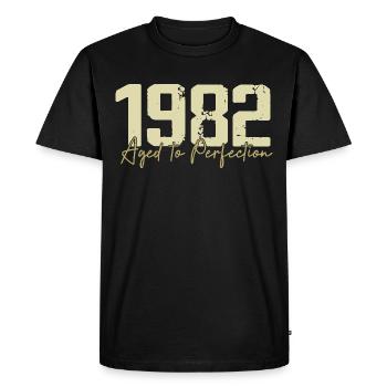 Original 1982 Rétro 1982 Cadeau d’anniversaire 1982 - T-shirt Premium bio Homme - noir - Devant - Nico (187cm)