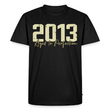 Original 2013 Rétro 2013 Cadeau d’anniversaire 2013 - T-shirt Premium bio Homme - noir - Devant - Nico (187cm)
