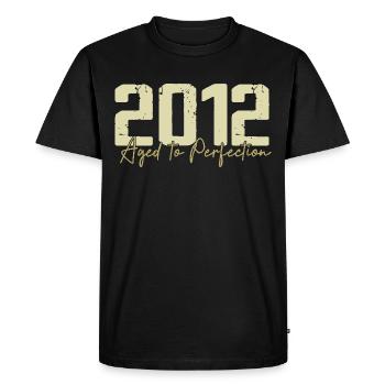 Original 2012 Rétro 2012 Cadeau d’anniversaire 2012 - T-shirt Premium bio Homme - noir - Devant - Nico (187cm)