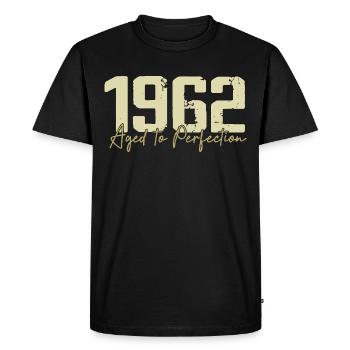 Original 1962 Rétro 1962 Cadeau d’anniversaire 1962 - T-shirt Premium bio Homme - noir - Devant - Nico (187cm)
