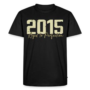 Original 2015 Retro 2015 Birthday Gift 2015 - Men's Premium Organic T-Shirt - black - Front - Nico (187cm)