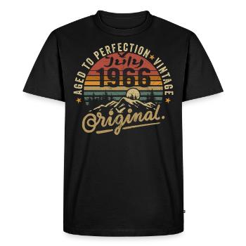 July 1966 July 1966 birthday july 1966 - Men's Premium Organic T-Shirt - black - Front - Nico (187cm)