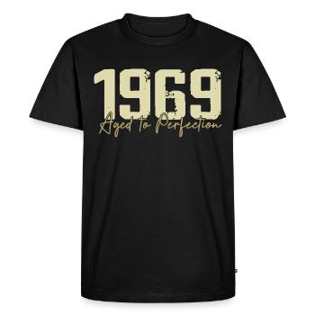 Original 1969 Rétro 1969 Cadeau d’anniversaire 1969 - T-shirt Premium bio Homme - noir - Devant - Nico (187cm)