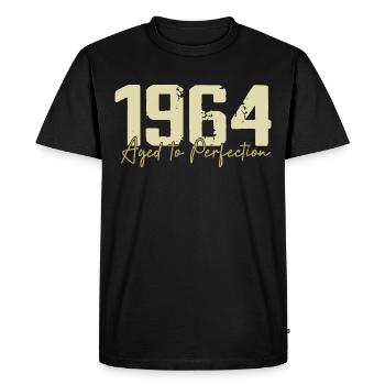 Original 1964 Rétro 1964 Cadeau d’anniversaire 1964 - T-shirt Premium bio Homme - noir - Devant - Nico (187cm)