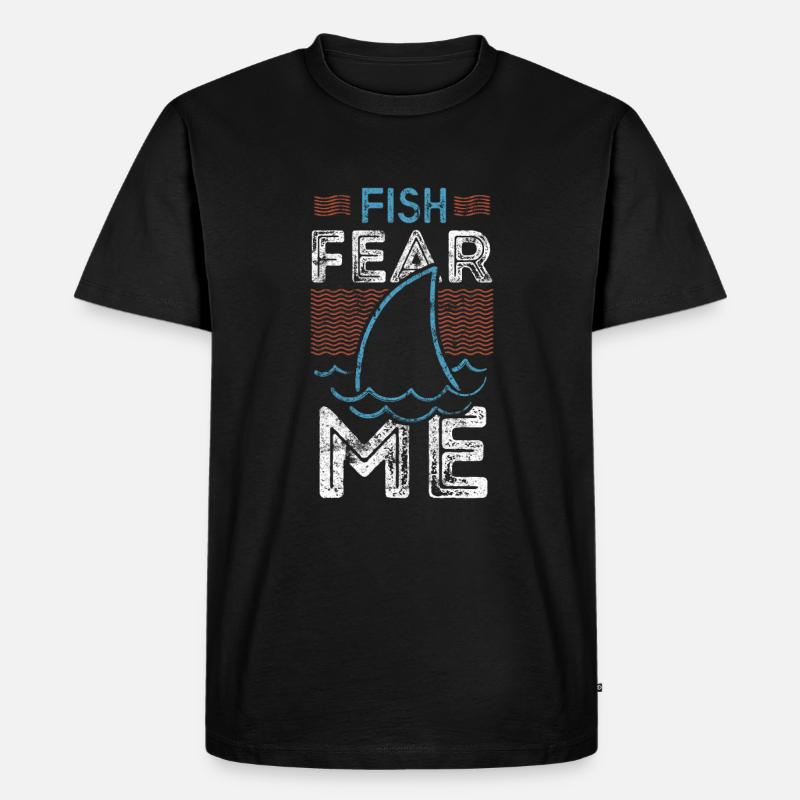 Pêche pêche - T-shirt Premium bio Homme - noir