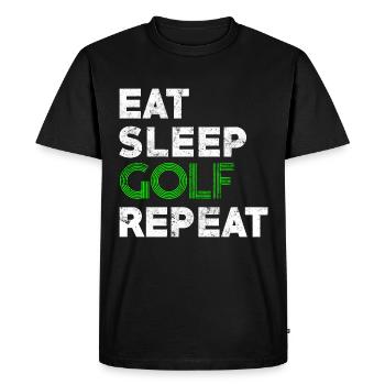 Golf golf - T-shirt Premium bio Homme - noir - Devant - Nico (187cm)