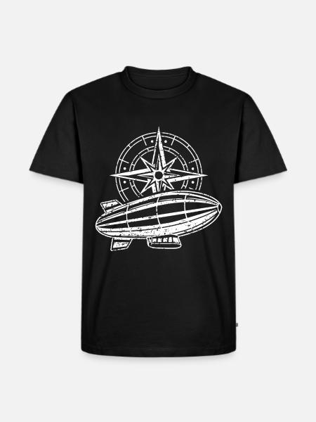 Compass trip - Men's Premium Organic T-Shirt - black