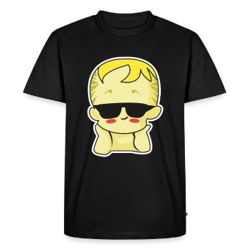 baby sunglasses blond - Men's Premium Organic T-Shirt - black - Front - Nico (187cm)