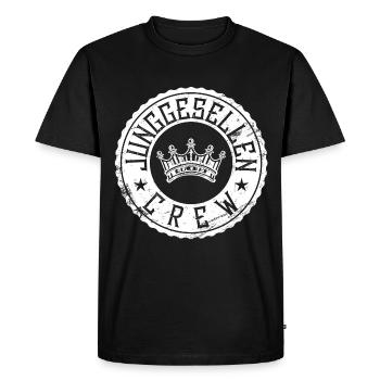 équipe de célibataire - T-shirt Premium bio Homme - noir - Devant - Nico (187cm)