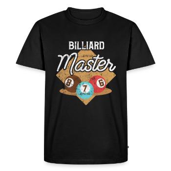 Billard dit billard - T-shirt Premium bio Homme - noir - Devant - Nico (187cm)