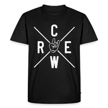 partie d'équipage - T-shirt Premium bio Homme - noir - Devant - Nico (187cm)