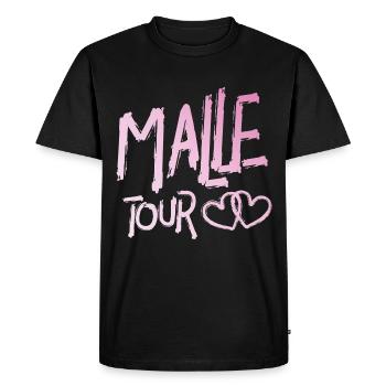 heart tour - Men's Premium Organic T-Shirt - black - Front - Nico (187cm)