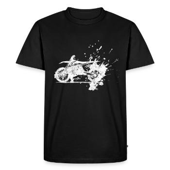 motocross sports extrêmes - T-shirt Premium bio Homme - noir - Devant - Nico (187cm)