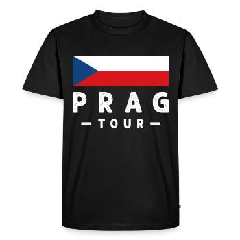 tour de prague - T-shirt Premium bio Homme - noir - Devant - Nico (187cm)