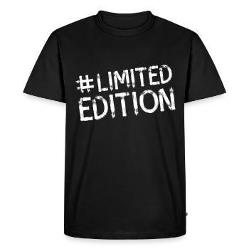 hashtag édition limitée - T-shirt Premium bio Homme - noir - Devant - Nico (187cm)