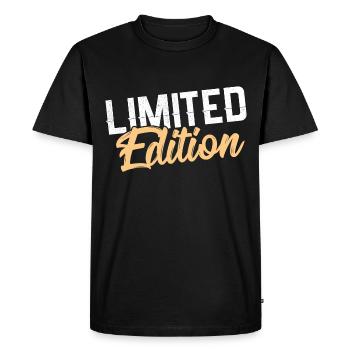 limited edition - T-shirt Premium bio Homme - noir - Devant - Nico (187cm)