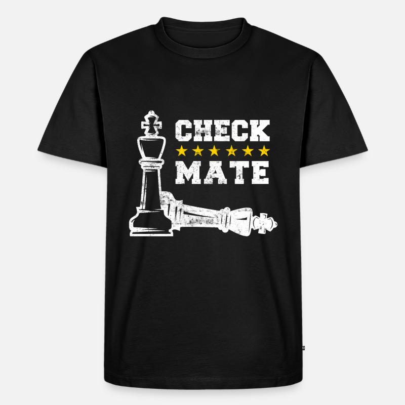 Échecs échecs - T-shirt Premium bio Homme - noir