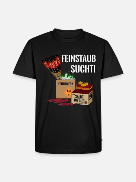 Pyro Feuerwerk - Männer Premium Bio T-Shirt - Schwarz