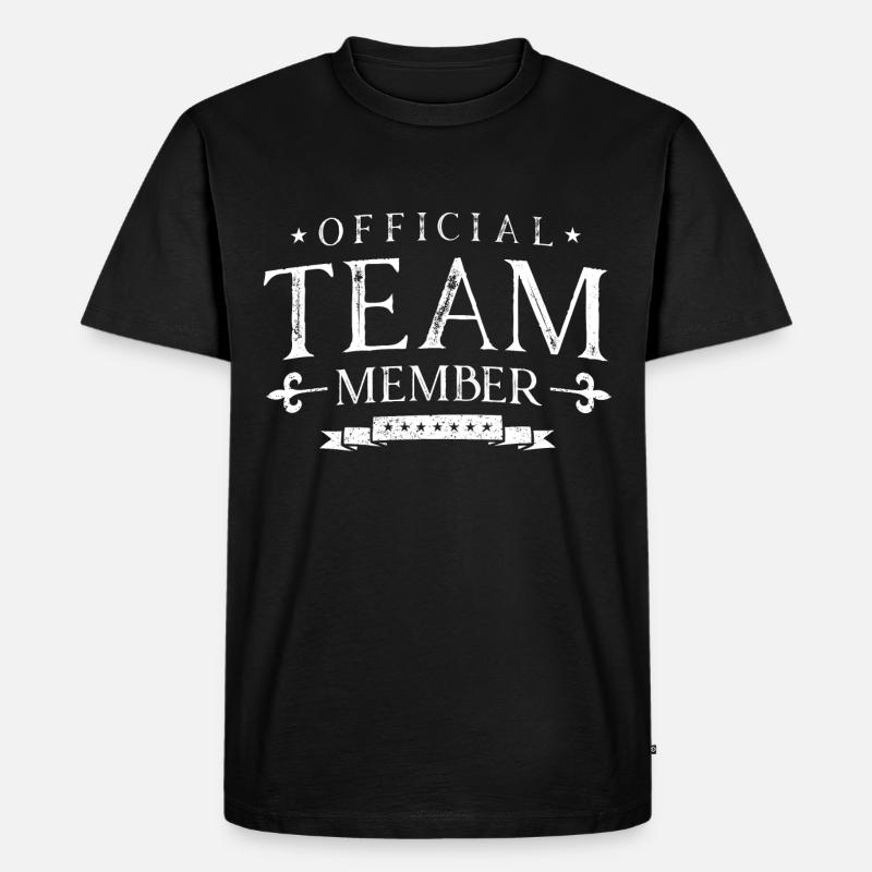 membre de l'équipe - T-shirt Premium bio Homme - noir