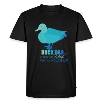Canard - T-shirt Premium bio Homme - noir - Devant - Nico (187cm)