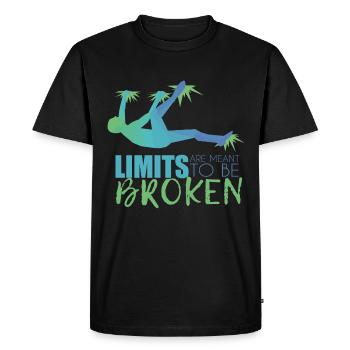 Bouldern - T-shirt Premium bio Homme - noir - Devant - Nico (187cm)