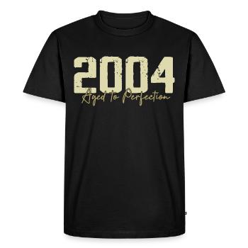 Original 2004 Rétro 2004 Cadeau d’anniversaire 2004 - T-shirt Premium bio Homme - noir - Devant - Nico (187cm)