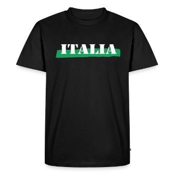 Italia Italy - T-shirt Premium bio Homme - noir - Devant - Nico (187cm)