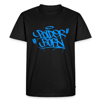 Paderborn Graffiti Style - Men's Premium Organic T-Shirt - black - Front - Nico (187cm)