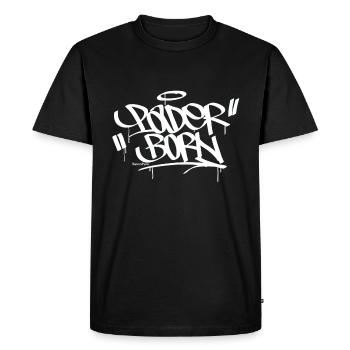 Paderborn Graffiti T shirt - Men's Premium Organic T-Shirt - black - Front - Nico (187cm)