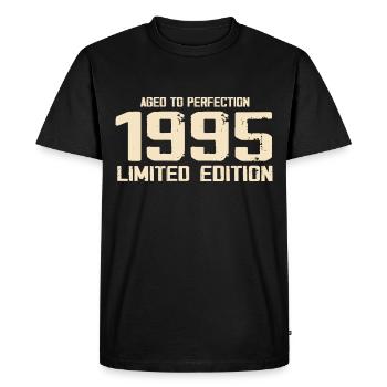 1995 Edition limitée 1995 Anniversaire 1995 Rétro - T-shirt Premium bio Homme - noir - Devant - Nico (187cm)