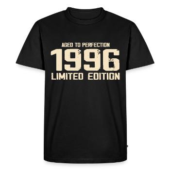 1996 Edition limitée 1996 Anniversaire 1996 Rétro - T-shirt Premium bio Homme - noir - Devant - Nico (187cm)