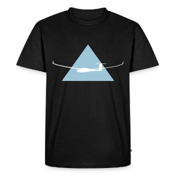 Planeur planeur cadeau glisser trois - T-shirt Premium bio Homme - noir - Devant - Nico (187cm)
