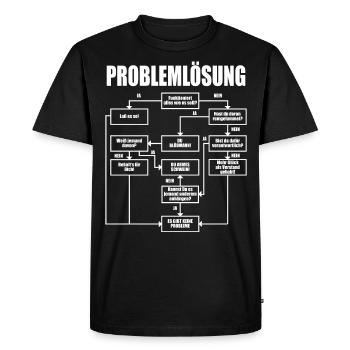Design für Mechaniker, Techniker und Tuner - Männer Premium Bio T-Shirt - Schwarz - Vorne - Nico (187cm)