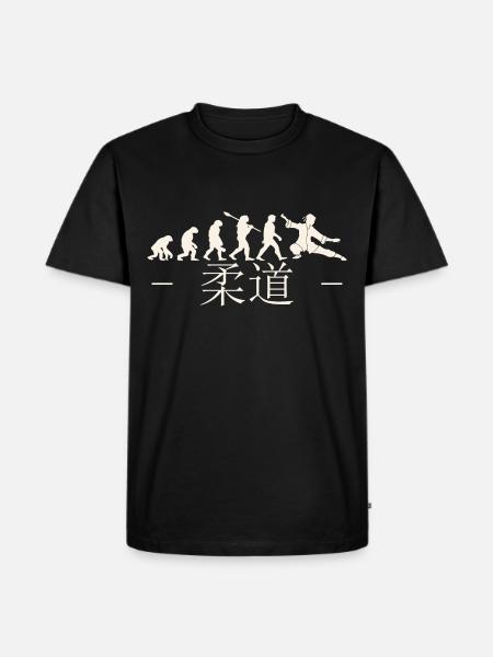 Karate-Evolution. Kampfsport. Geschenkidee.Japan - Männer Premium Bio T-Shirt - Schwarz
