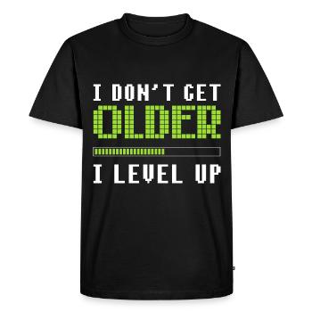 Jeu Nerd Gamer Geek Console cadeau - T-shirt Premium bio Homme - noir - Devant - Nico (187cm)