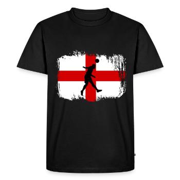 Football Angleterre Sports - T-shirt Premium bio Homme - noir - Devant - Nico (187cm)