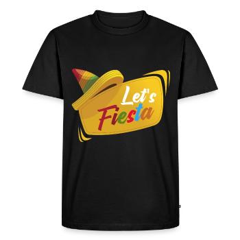 Faisons la fiesta Sombrero Cinco De Mayo - T-shirt Premium bio Homme - noir - Devant - Nico (187cm)