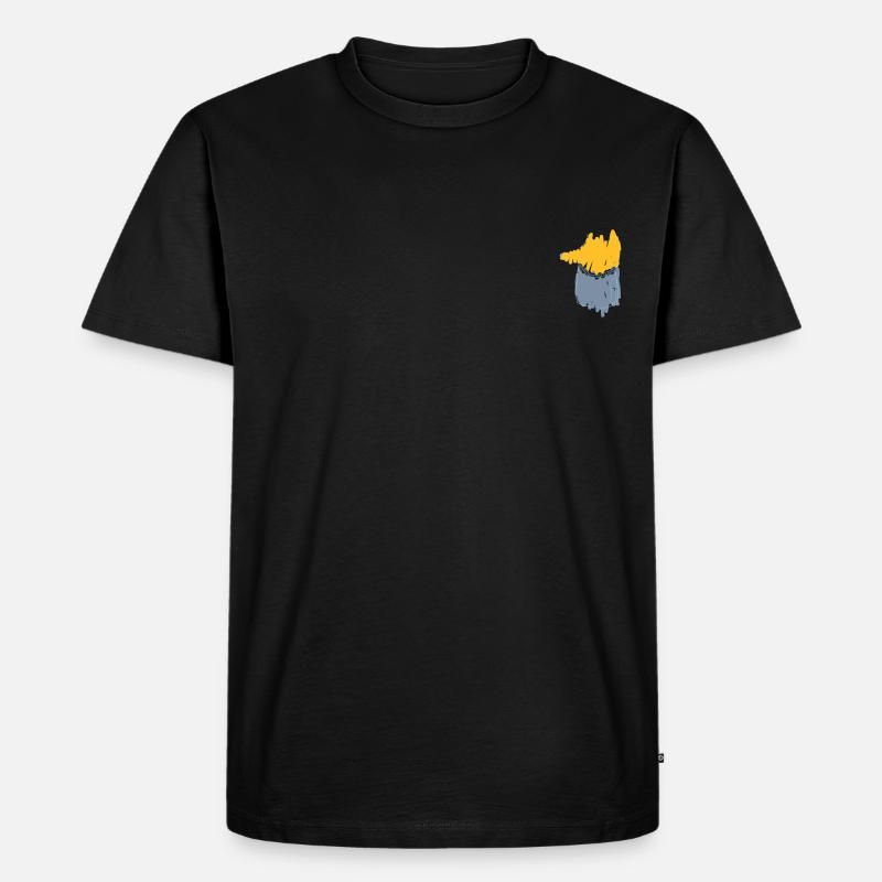 FoxShirt - Männer Premium Bio T-Shirt - Schwarz