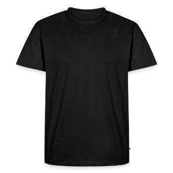 Vivez votre vie - T-shirt Premium bio Homme - noir - Devant - Nico (187cm)