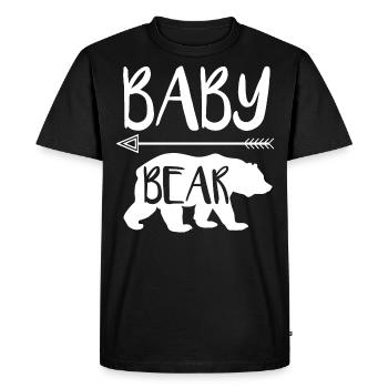 Bébé ours - T-shirt Premium bio Homme - noir - Devant - Nico (187cm)