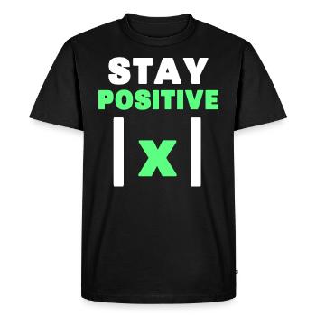 Math nerd - Men's Premium Organic T-Shirt - black - Front - Nico (187cm)