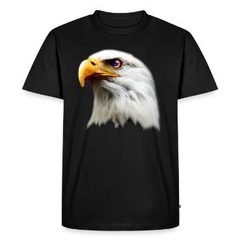 Usa Eagle Patriot Flag Gift - T-shirt Premium bio Homme - noir - Devant - Nico (187cm)
