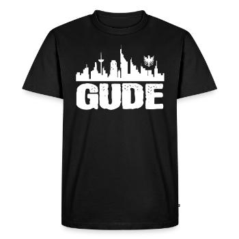 Gude Hesse dialecte de Hesse cadeau de Francfort - T-shirt Premium bio Homme - noir - Devant - Nico (187cm)