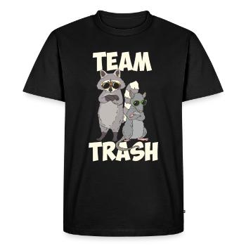 Rat opossum possum cadeau animal rat - T-shirt Premium bio Homme - noir - Devant - Nico (187cm)