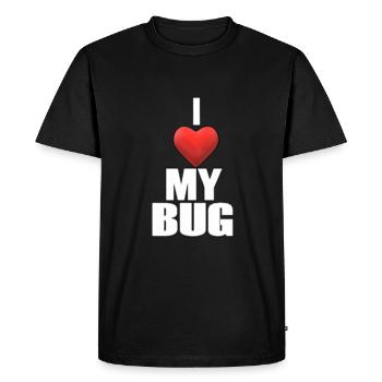 J'aime mon insecte - T-shirt Premium bio Homme - noir - Devant - Nico (187cm)