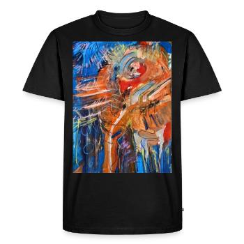 À quel point ce design est-il cool? - T-shirt Premium bio Homme - noir - Devant - Nico (187cm)