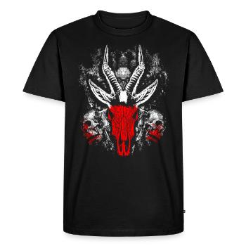 Maître des enfers - T-shirt Premium bio Homme - noir - Devant - Nico (187cm)