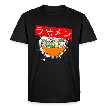 Soupe d'anime Soupe asiatique - T-shirt Premium bio Homme - noir - Devant - Nico (187cm)