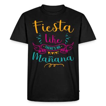 Fiesta comme s'il n'y avait pas de danse mañana salsa - T-shirt Premium bio Homme - noir - Devant - Nico (187cm)