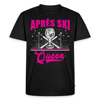 Apres Ski Queen Sports d'hiver - T-shirt Premium bio Homme - noir - Devant - Nico (187cm)